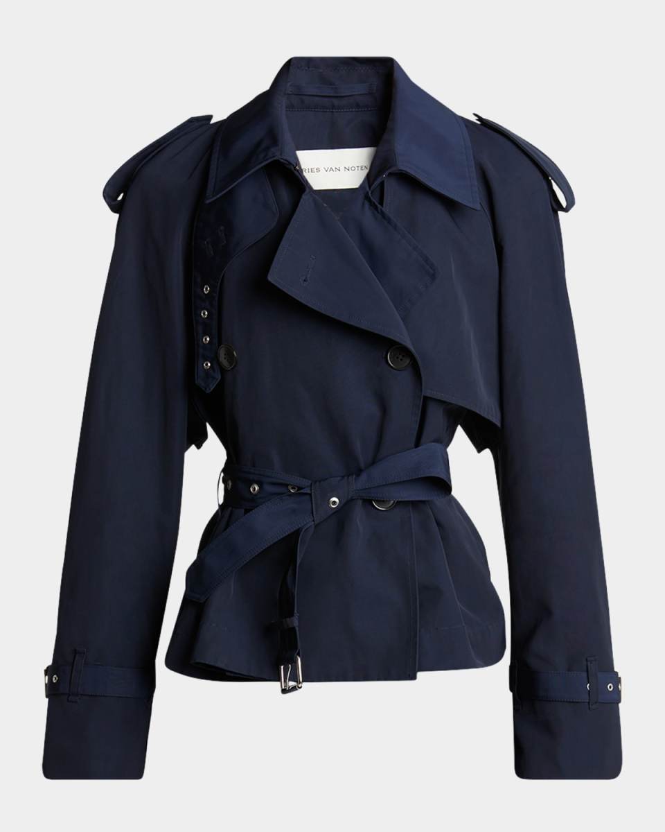 Risto Belted Short Trench Coat
